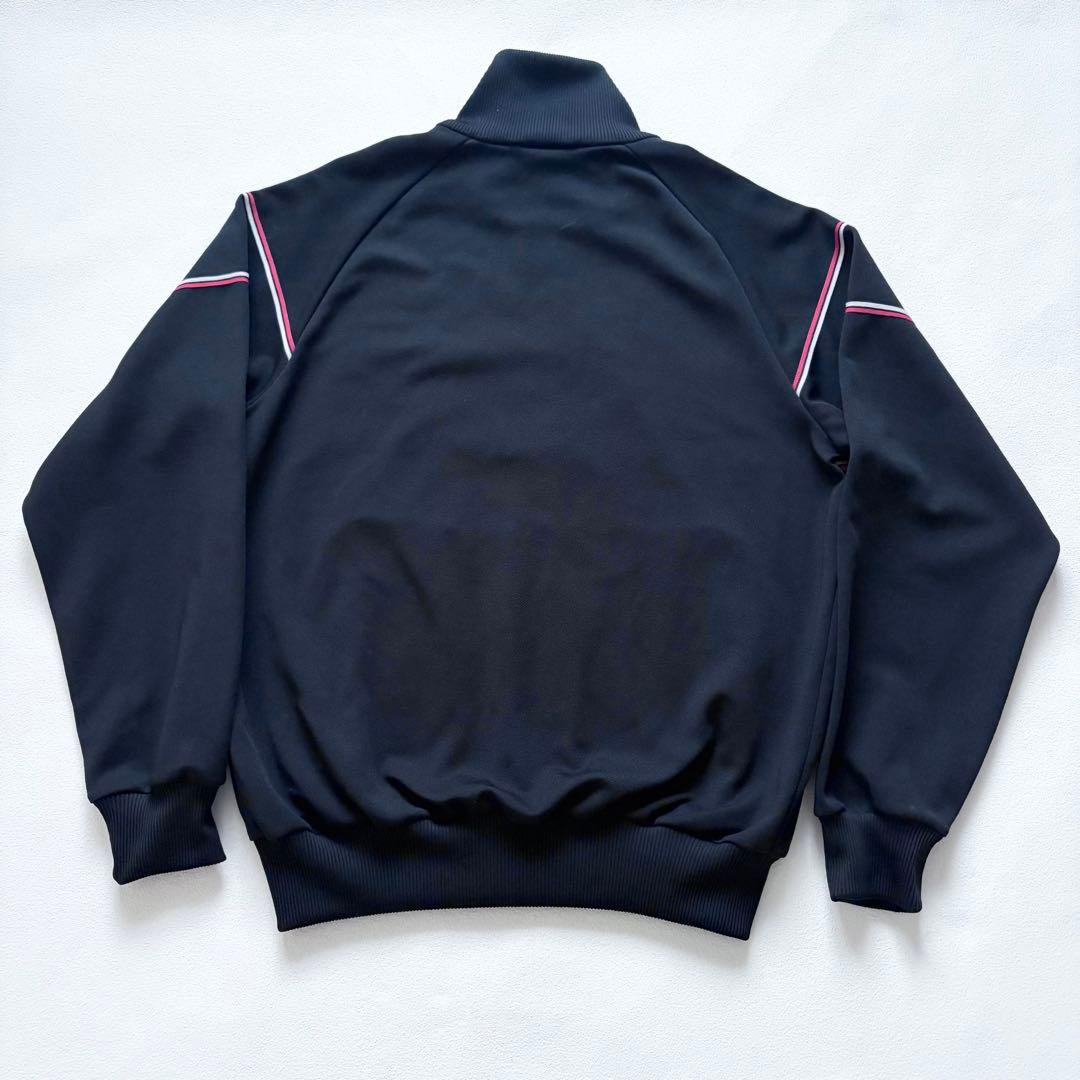 アディダス80s 西ドイツデサント製トラックジャケット黒色Ｍ