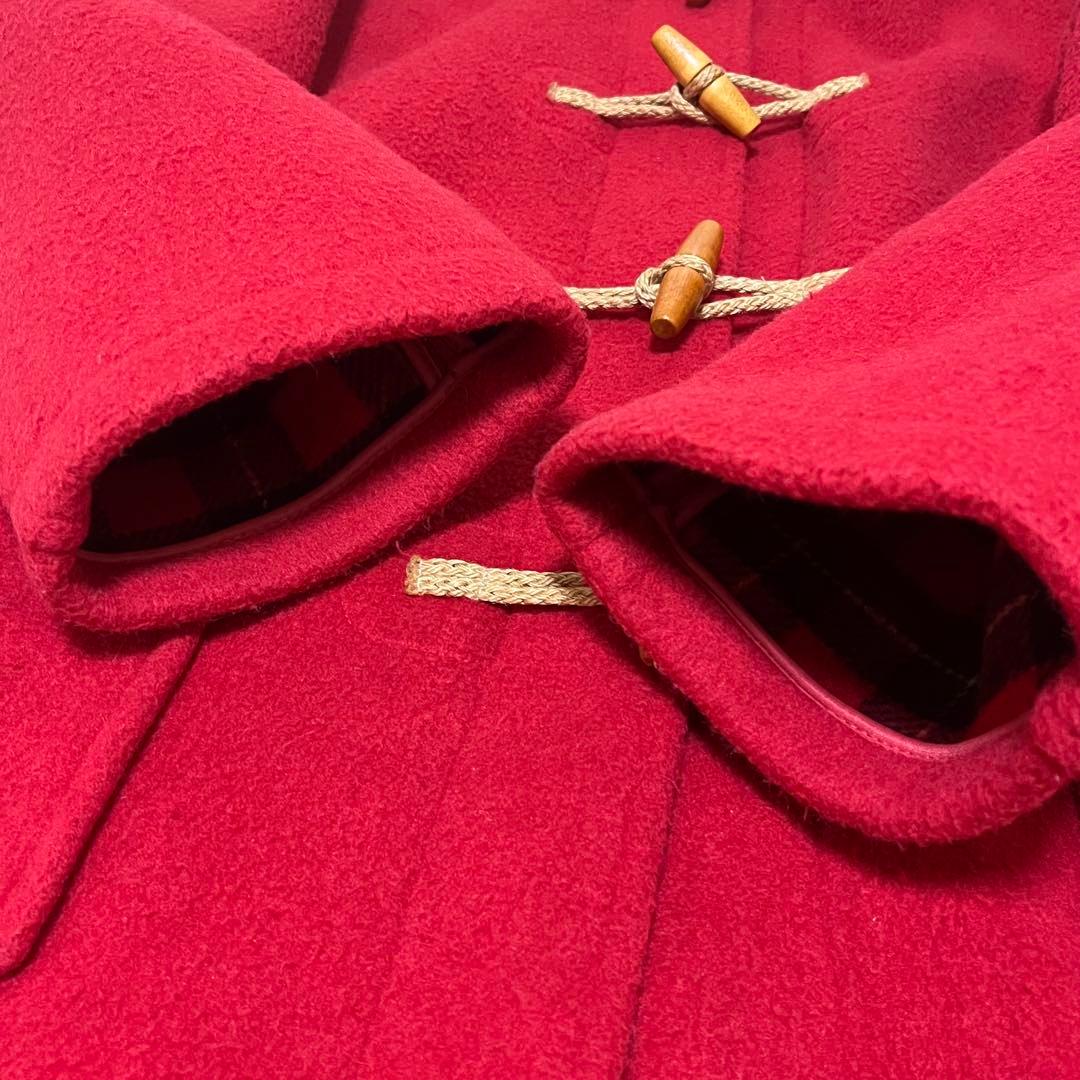 ✨美品✨希少✨MONTGOMERY ダッフルコート 赤 UK38 L相当 英国製