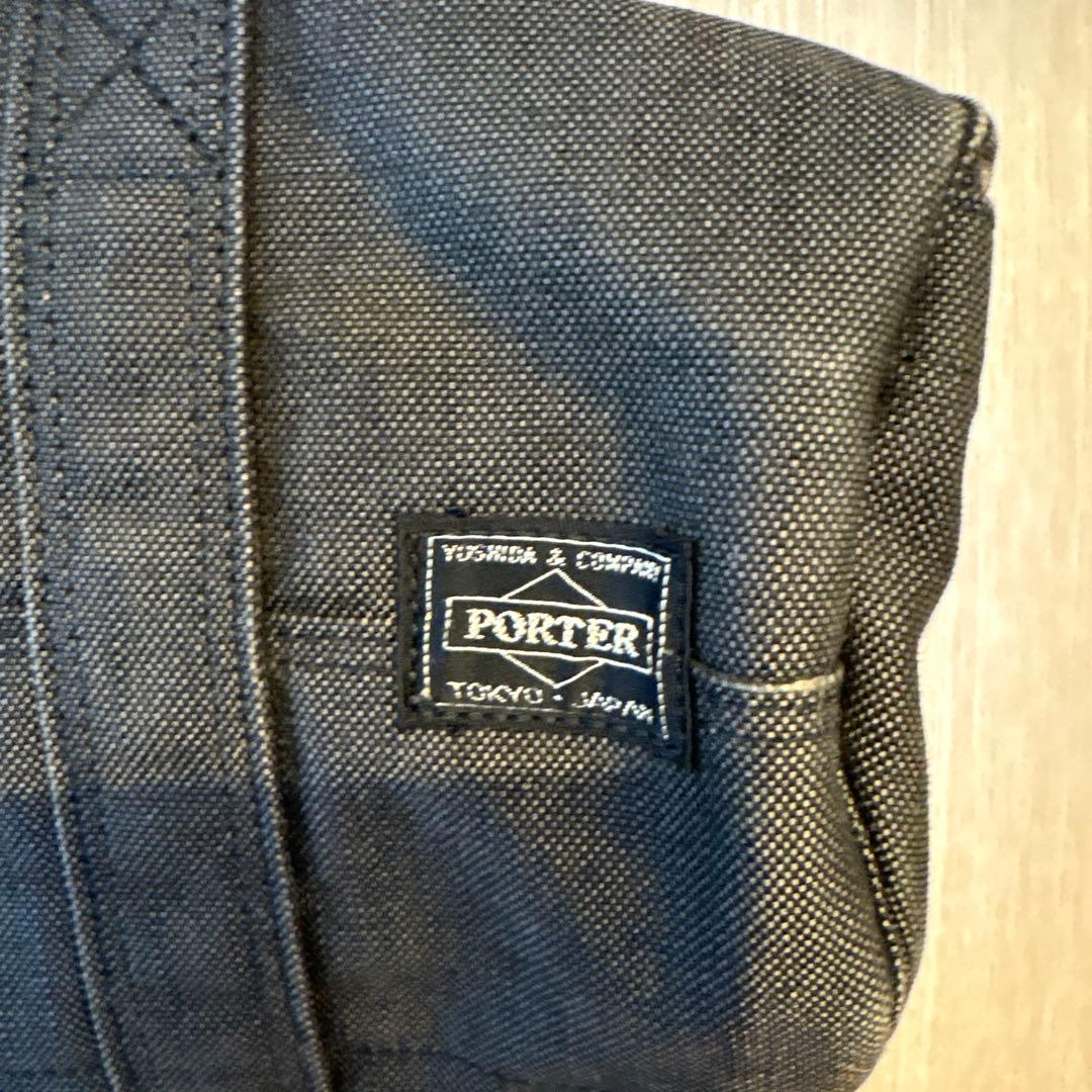 PORTER スモーキー ミニボストンバッグ 吉田カバン チャコールブラック