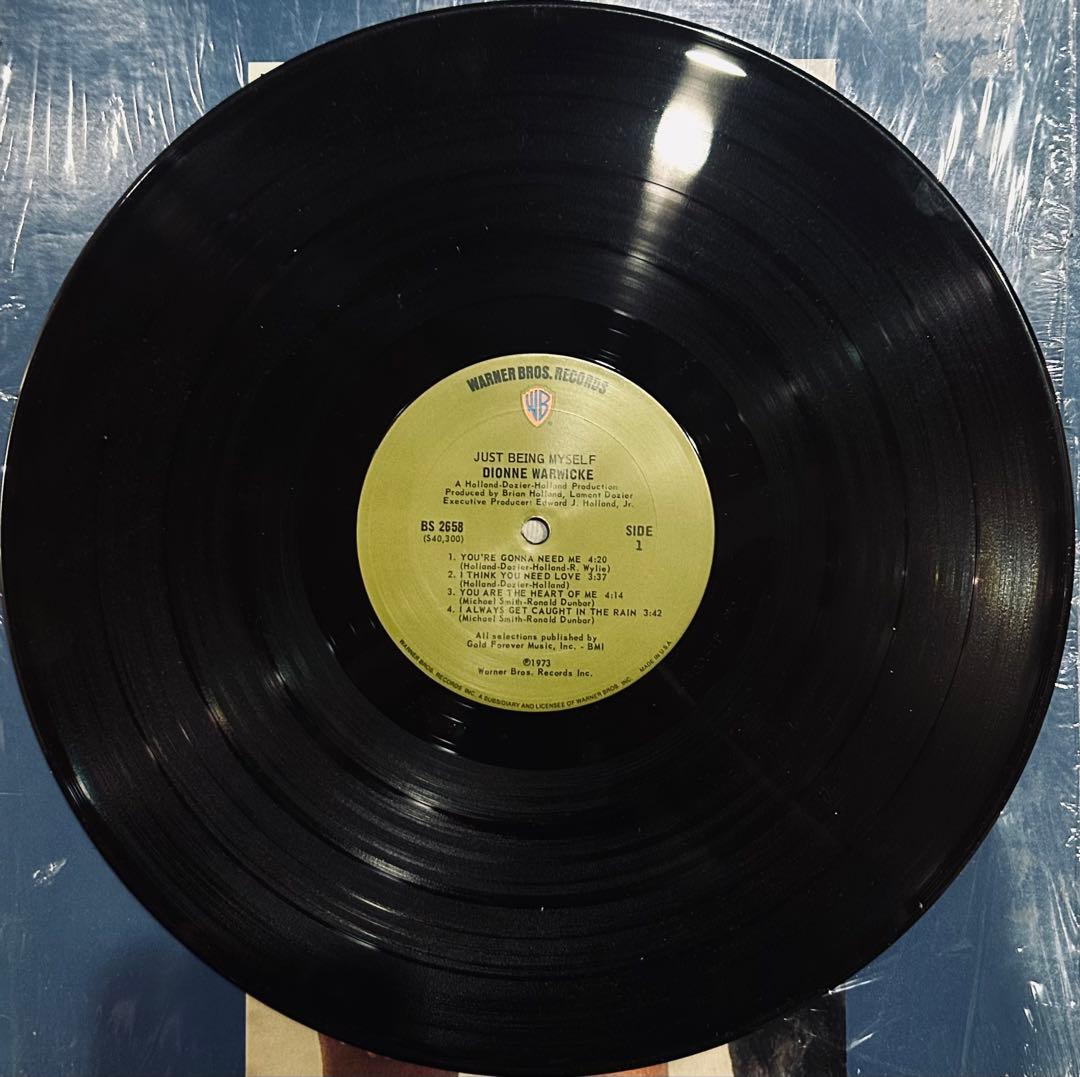 Dionne Warwicke Just Being Myself レコード