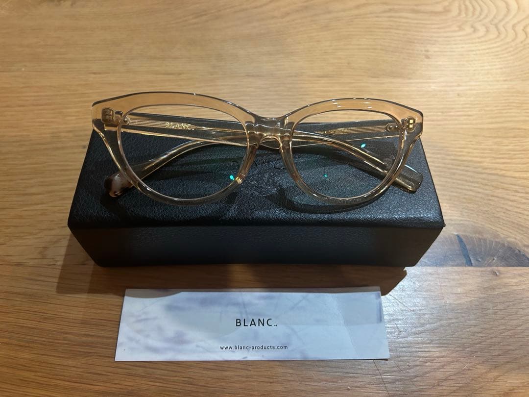 BRANC.. クリアベージュ サングラス
