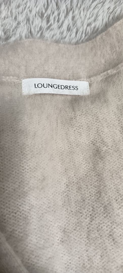 今季！！LOUNGEDRESS☆ラウンジドレス☆FURカシミヤニットカーデ