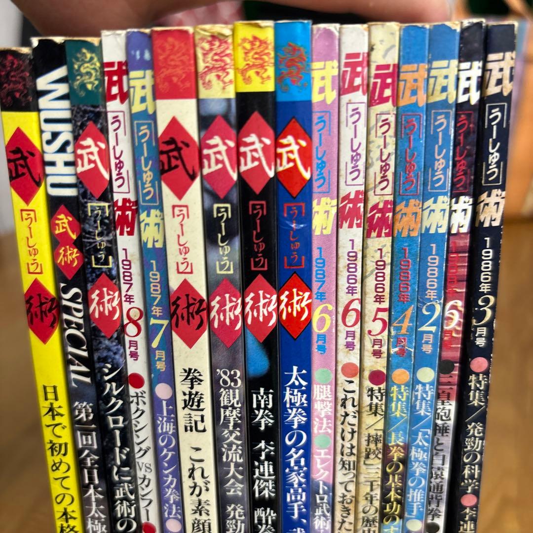 中国武術の専門誌 武術 うーしゅう 16冊 現状品