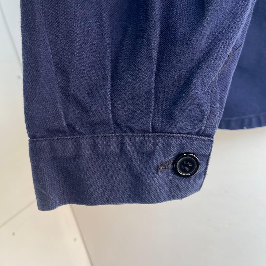 60s 70s フランス軍 カバーオール ワークジャケット ヴィンテージ 古着