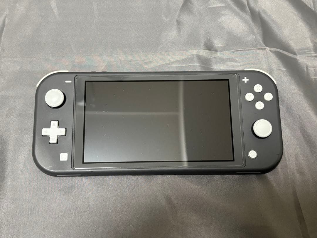 ニンテンドースイッチライト　グレー 本体（保護ガラス付）　ケース付16GB付き