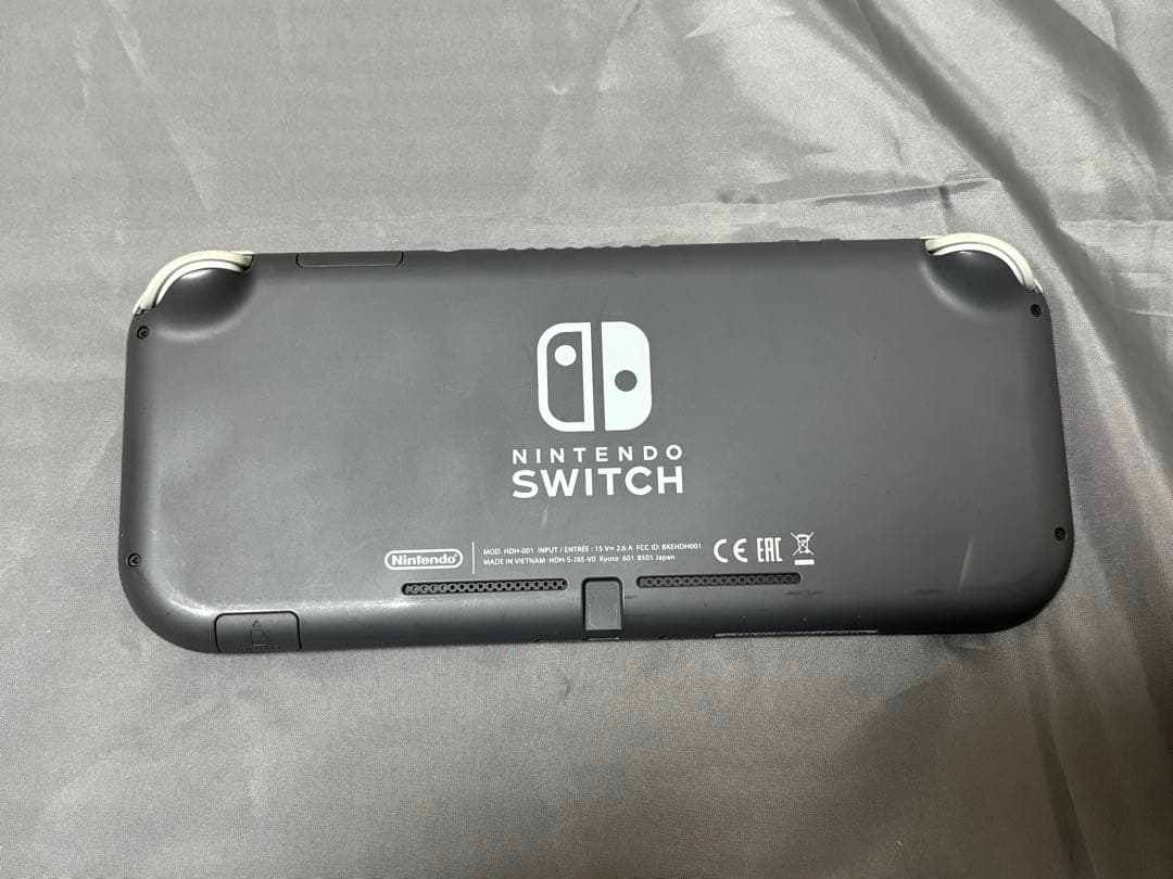 ニンテンドースイッチライト　グレー 本体（保護ガラス付）　ケース付16GB付き