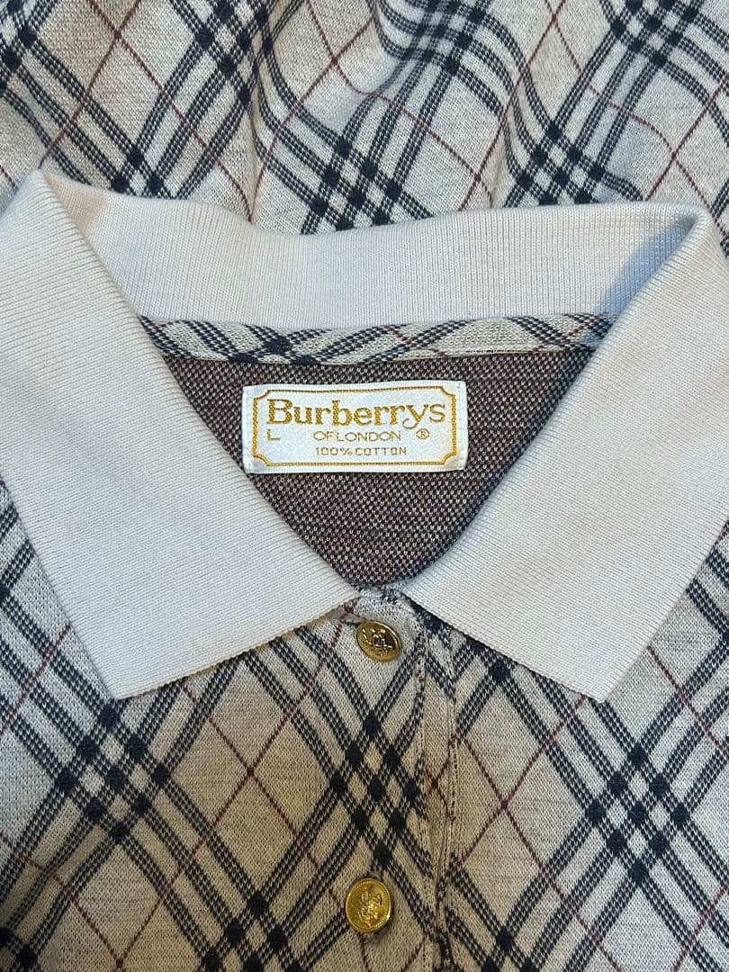 Burberry 長袖ポロ
