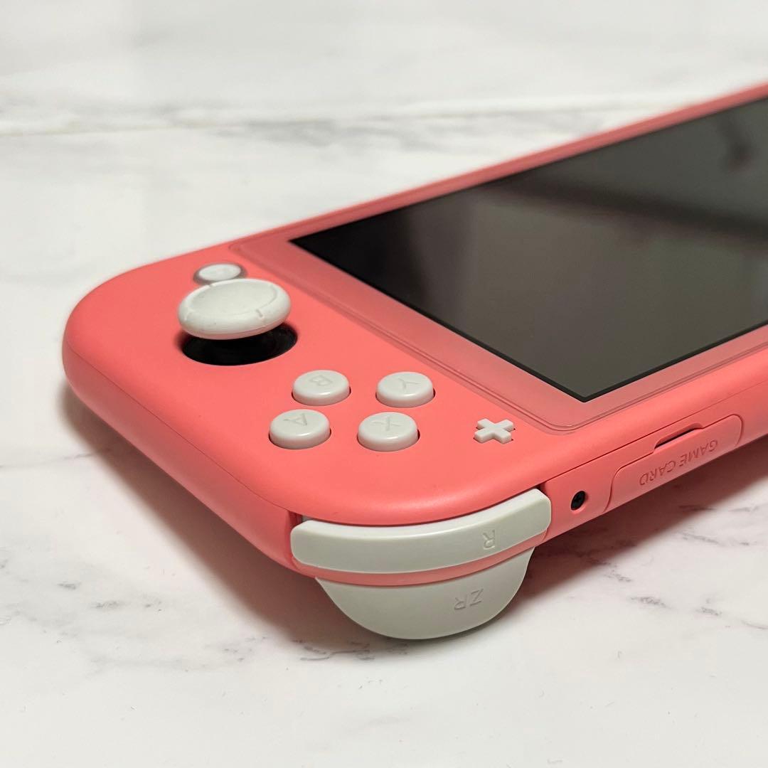 Nintendo Switch Lite コーラルピンク 充電器・あつ森付き