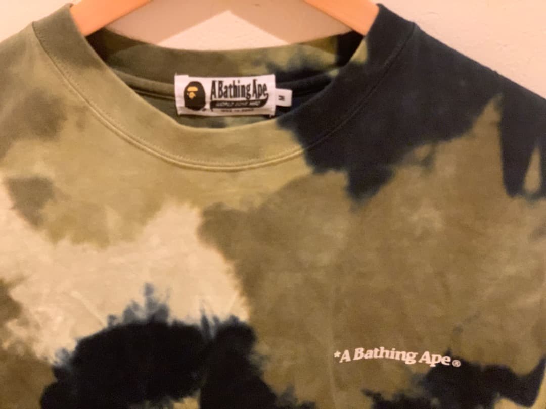 A BATHING APE BAPE CHUSEN ベイプ　注染　日本製