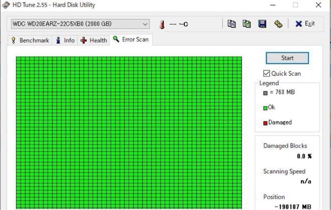 使用8時間2TB★WD20EARZ★WesternDigitalWD Blue