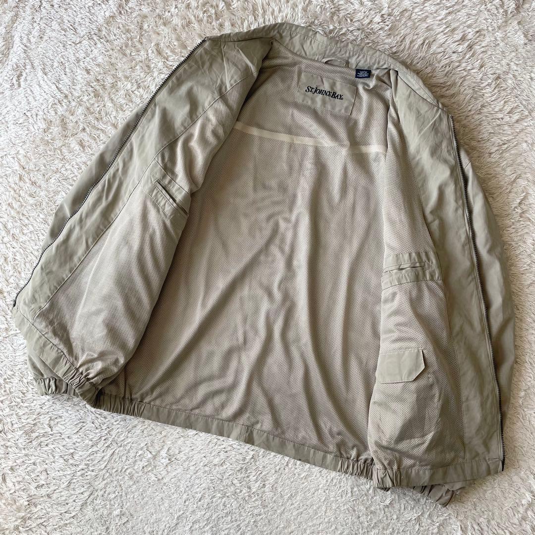 セントジョンズベイ 90s ナイロン スウィングトップ L ベージュ