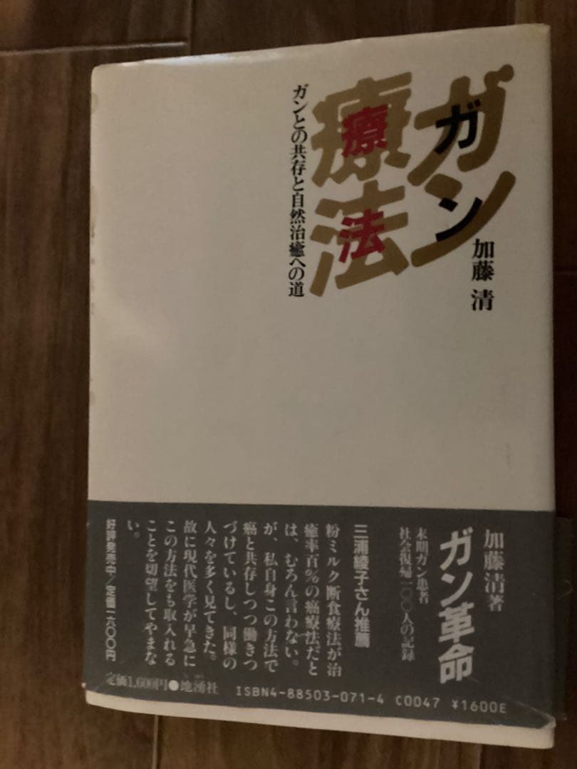 ガン療法 ガンとの共存と自然治癒への道 加藤 清