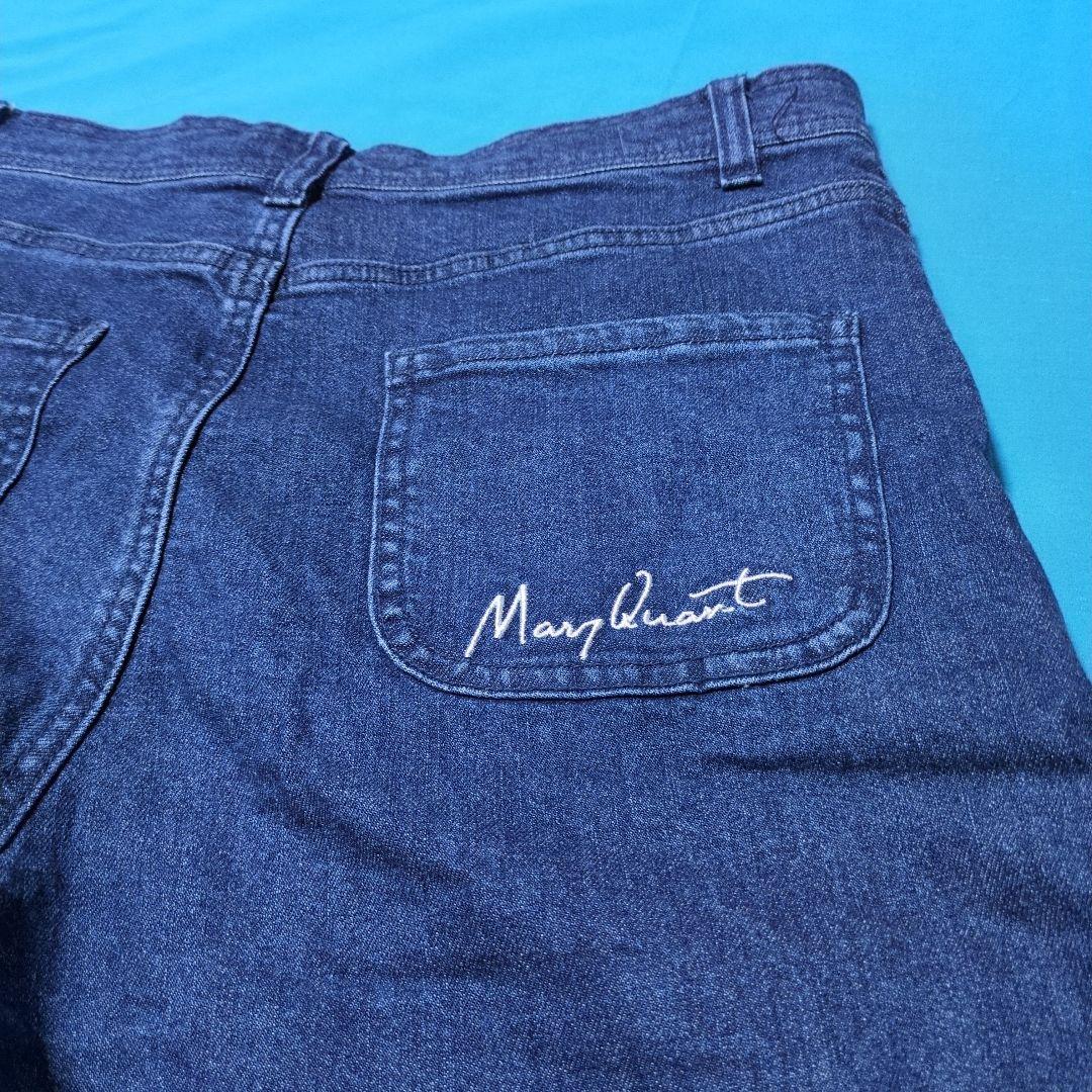MARY QUANT （新品近）ストレートデニム ダークブルー