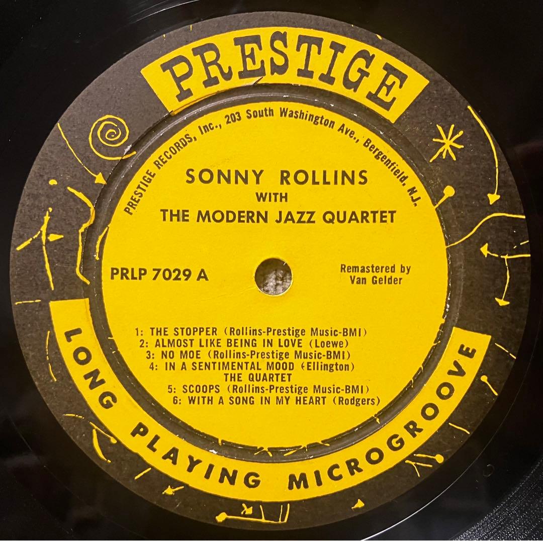 洋楽 Sonny Rollins The Modern Jazz Quartet