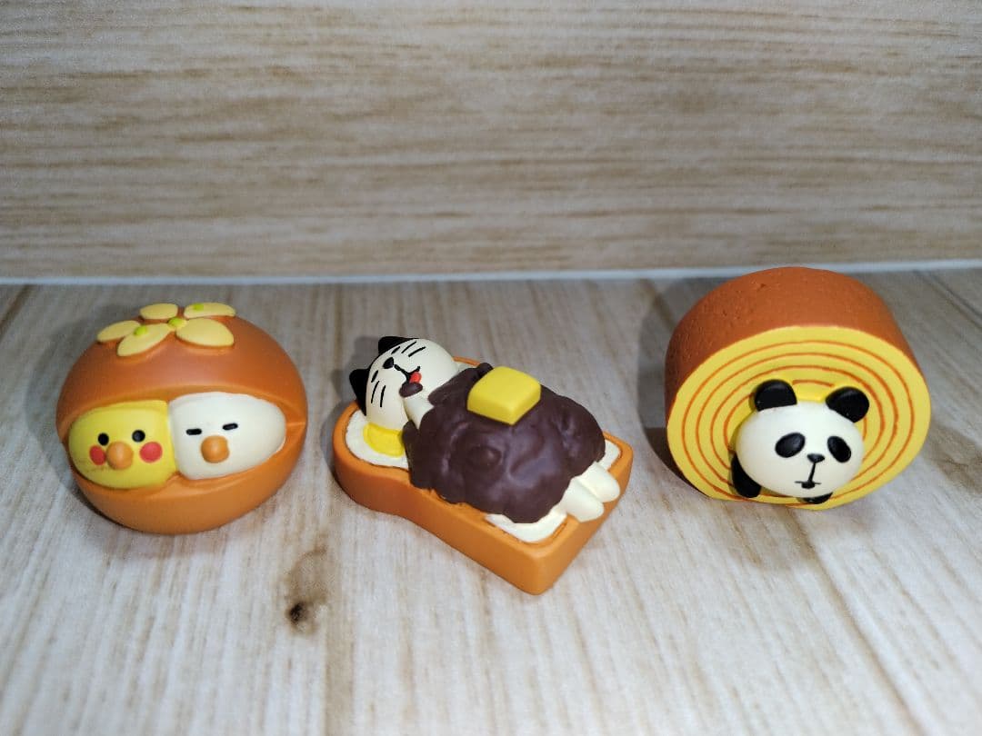 81.デコレ　コンコンブル　置物　ベーカリー②　陶器セット