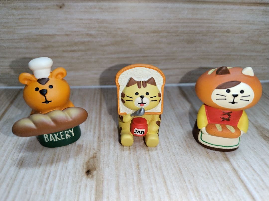 81.デコレ　コンコンブル　置物　ベーカリー②　陶器セット