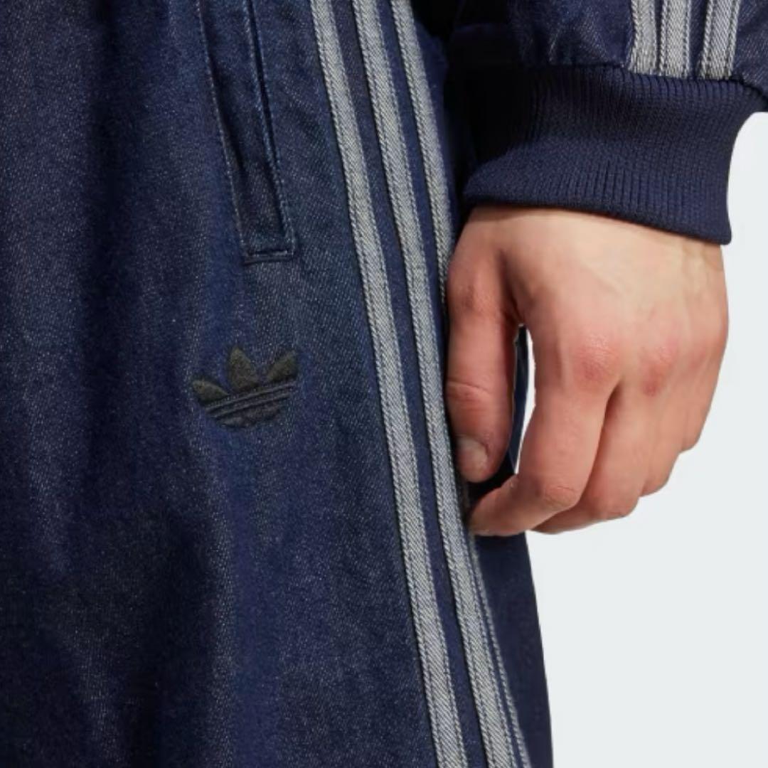 adidas デニム トラックパンツ M