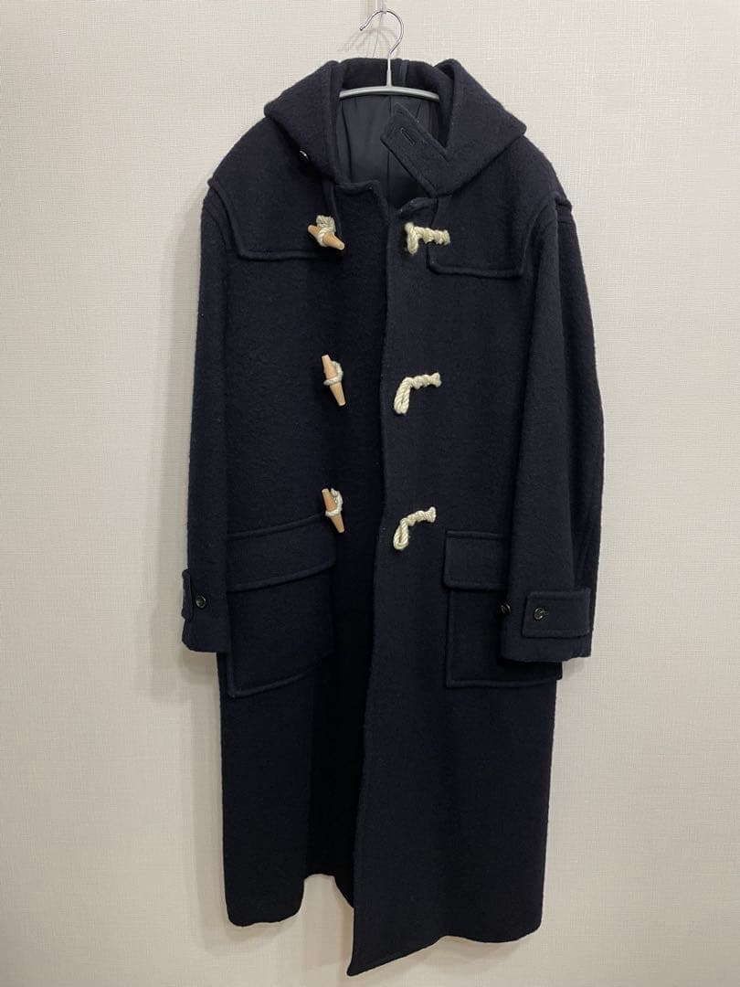 blurhms ROOTSTOCK ウールメルトン ダッフルコート NAVY 3