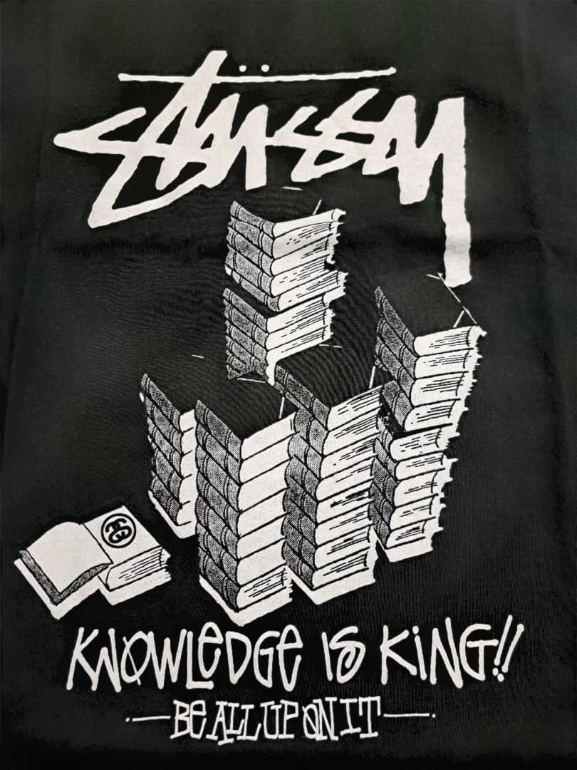 【M・美品】Stussy アップオンイット Tee ／ 黒・正規品