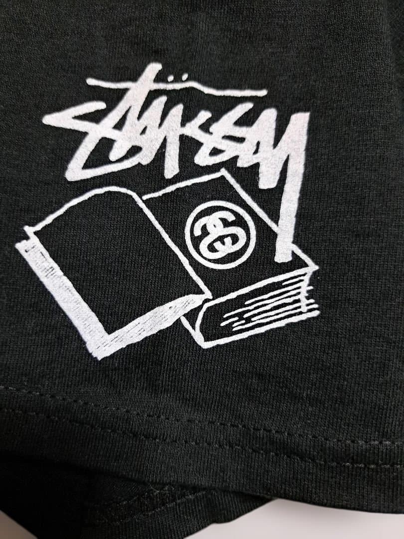 【M・美品】Stussy アップオンイット Tee ／ 黒・正規品
