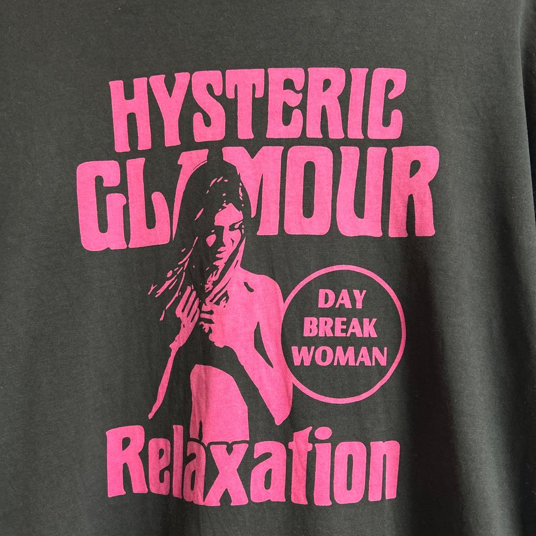 HYSTERIC GLAMOUR ブラック長袖カットソー
