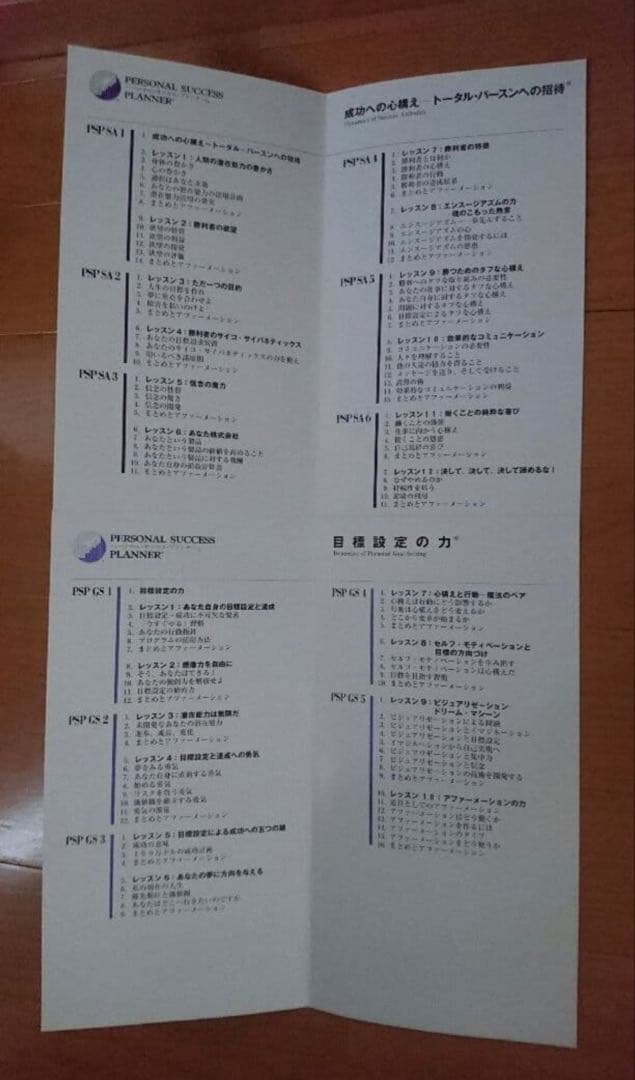 Personal Success Planner セット　SMIポールJマイヤー