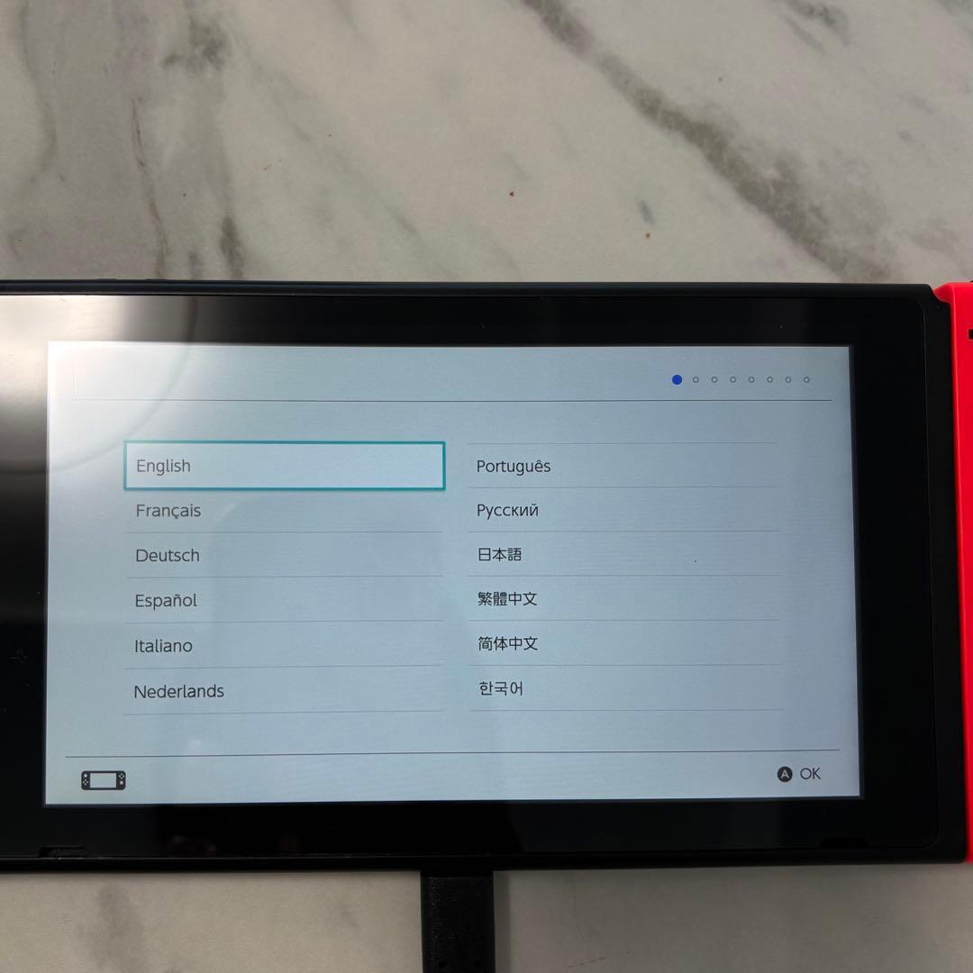 【動作確認済】おまけ付Nintendo Switch 本体 ネオンブルーレッド