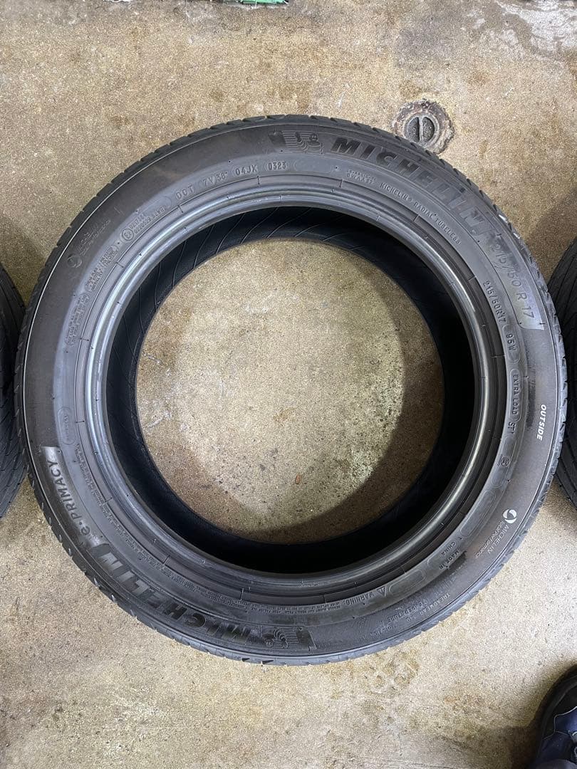 ミシュラン e•PRIMACY 215/50R17 中古品 タイヤ3本セット