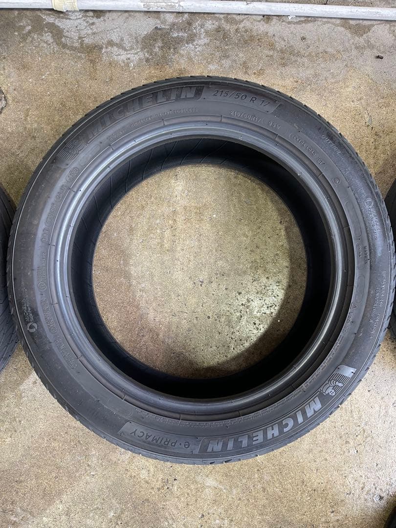 ミシュラン e•PRIMACY 215/50R17 中古品 タイヤ3本セット