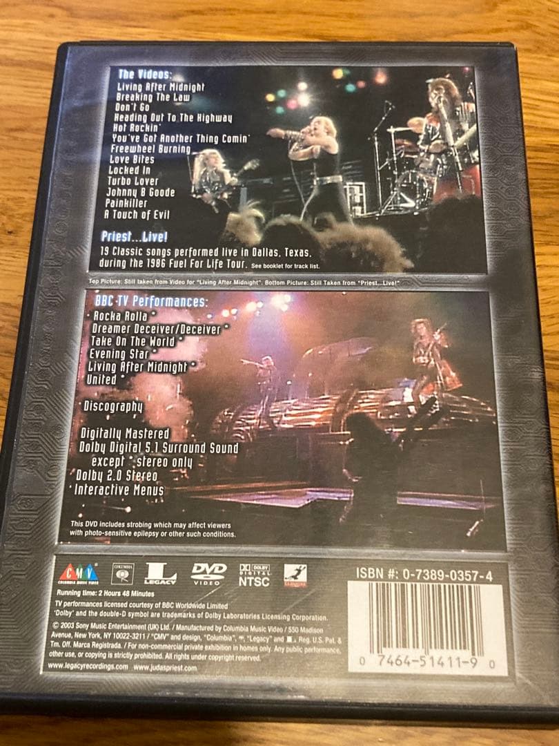 【DVD】6枚セットAC/DC RAINBOW JUDAS PRIEST 他