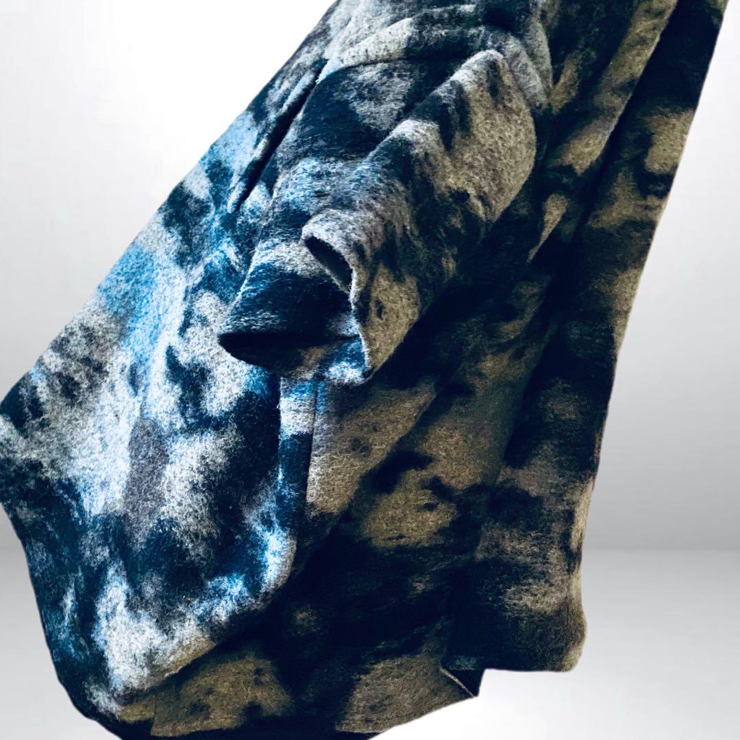新品未使用✨◆FRANZIUS◆16万 モヘアウール変形デザインコクーンコート