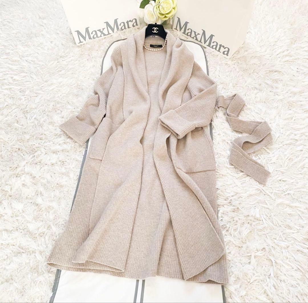 ★美品★マックスマーラ MaxMara ニットコート★