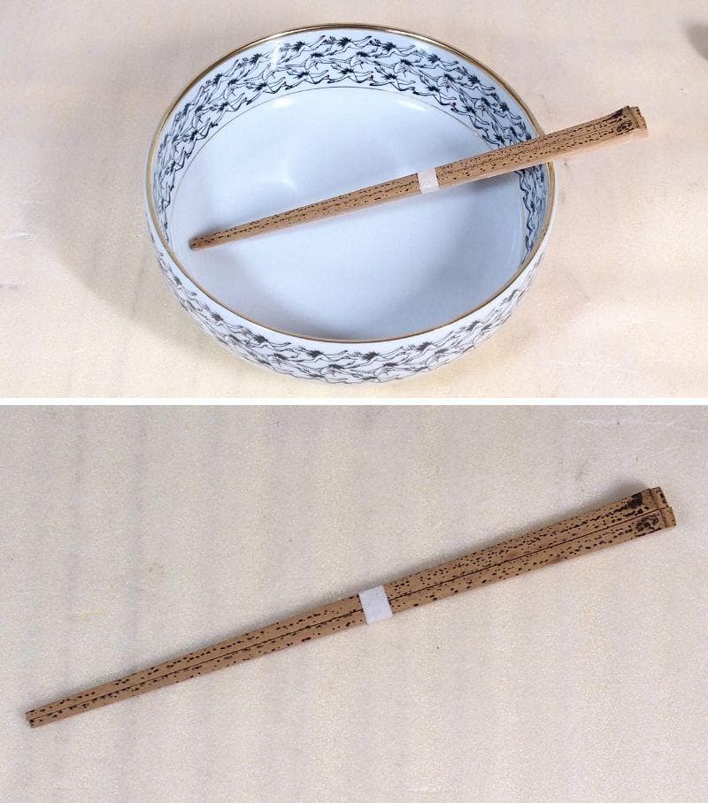 【戦前・未使用】九谷焼 九谷栄山 群鶴文 茶菓セット/茶器揃5客 急須/湯吞茶碗