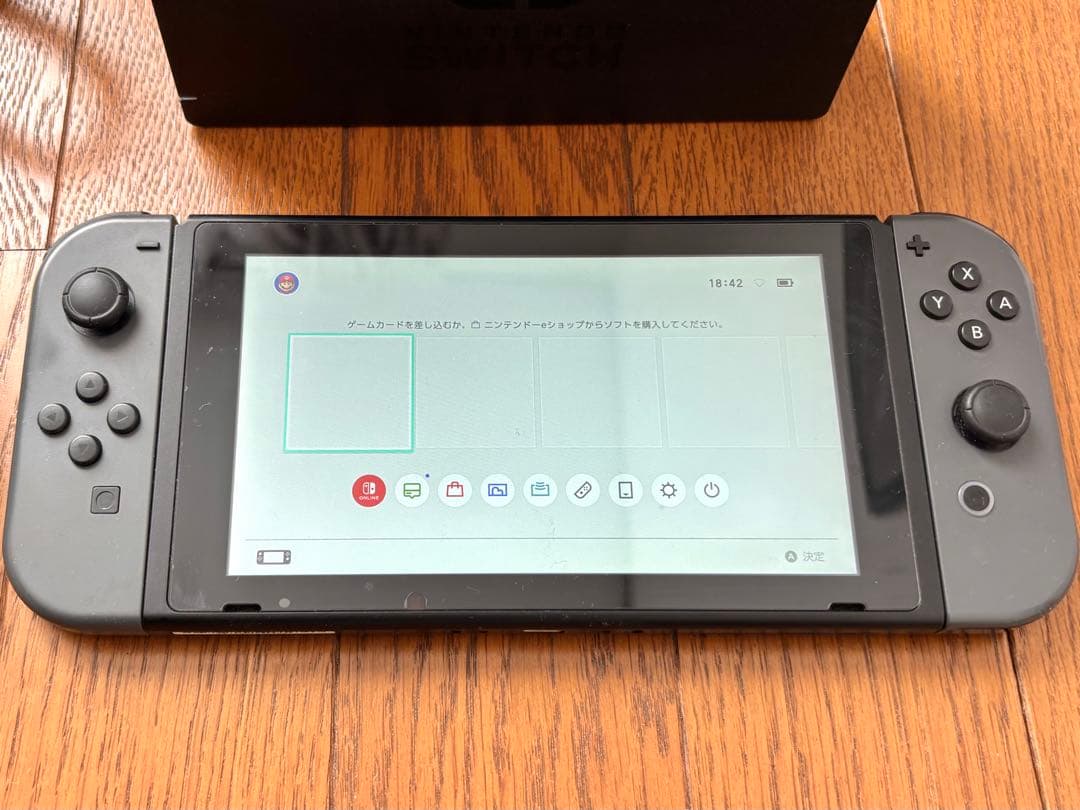 Nintendo Switch ニンテンドースイッチ本体　グレー　箱無し