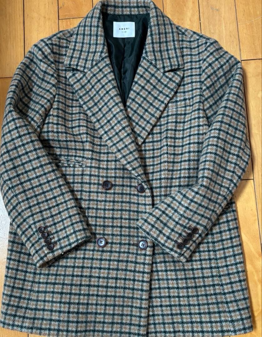 CHECK ECO WOOL BIG JACKET/アメリヴィンテージ