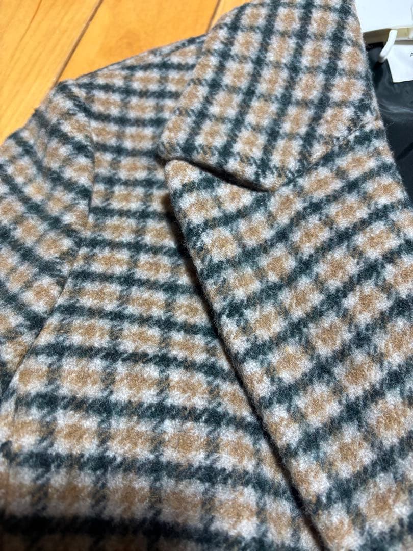 CHECK ECO WOOL BIG JACKET/アメリヴィンテージ