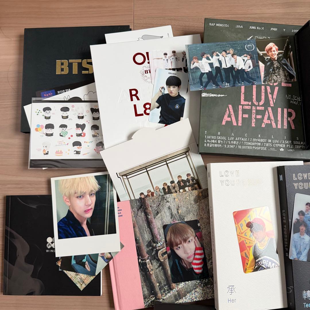 BTS アルバム　まとめ売トレカ付き