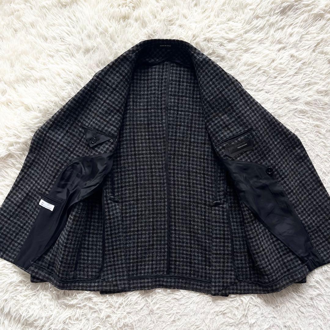 <極美品>TAGLIATORE 新ロゴ ウール ダブル ジャケット 48
