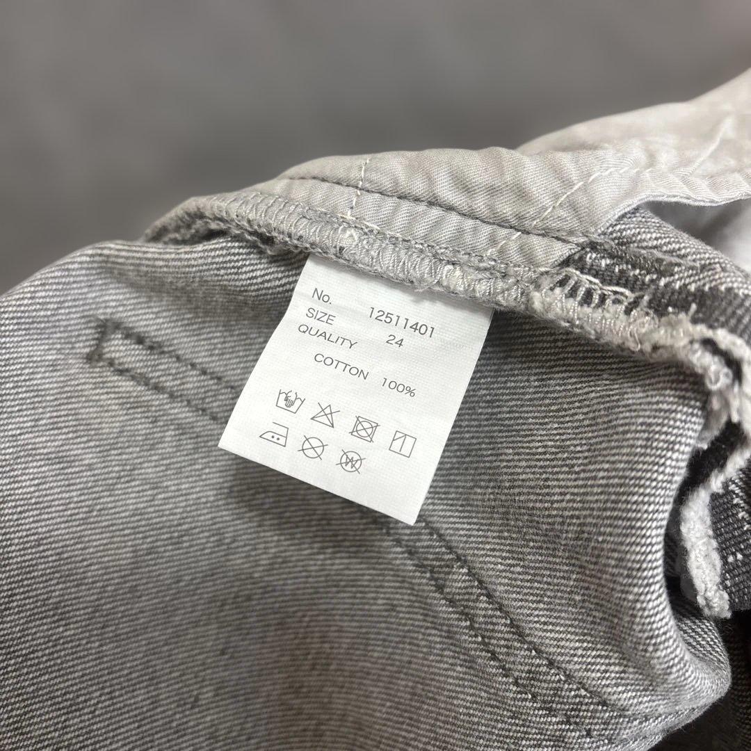 【美品】todayful Cary's Denim グレー 24