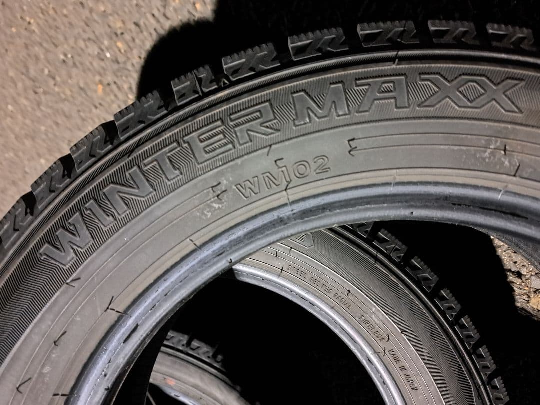 バリ山！155/65R14安心！信頼と剛性のダンロップ！ゴム質良好！送料￥300