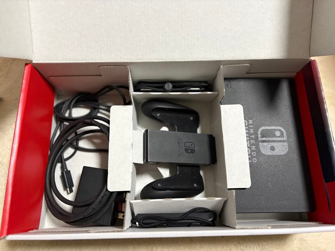【美品・完品】NintendoSwitch本体グレー2022年製+SD128G付