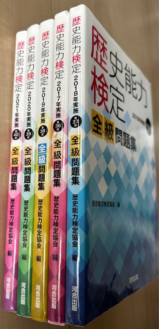 歴史能力検定 2020年実施 第36〜40回 全級問題集