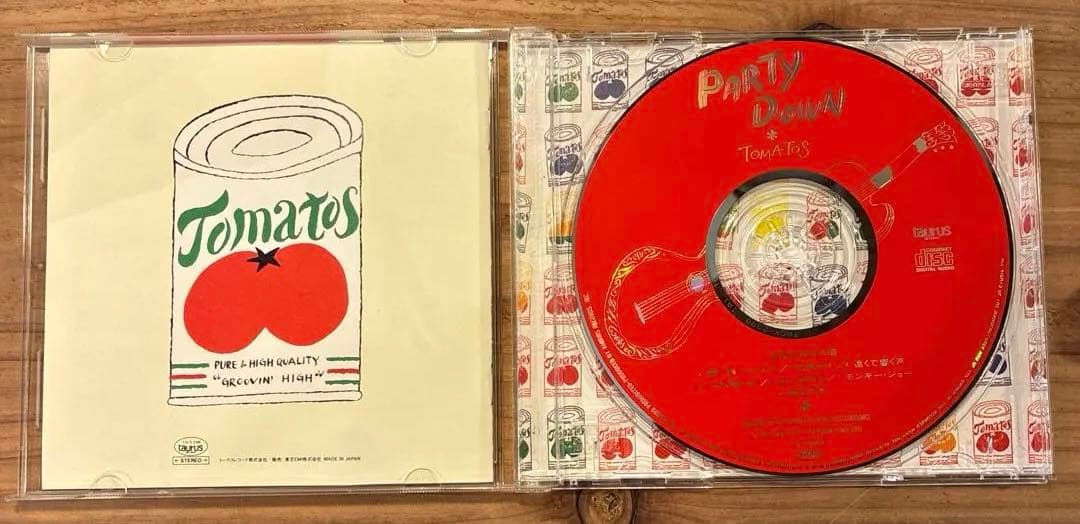 レアCD TOMATOS/パーティー・ダウン 松竹谷清