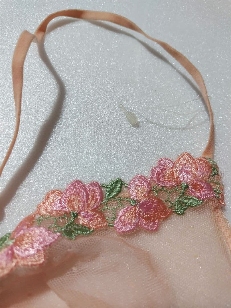 新品 Salute サルート ワコール 花柄 刺繍 キャミソール Lサイズ