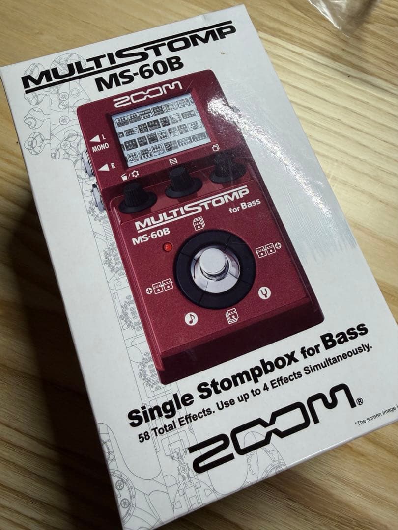 ベース ZOOM MULTI STOMP MS-60B