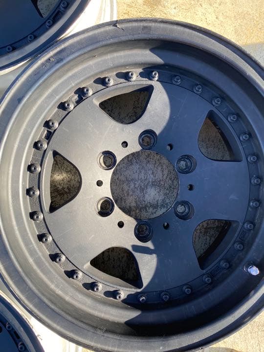 15インチ　ブラック塗装　7JJ ET-5 ４本セット