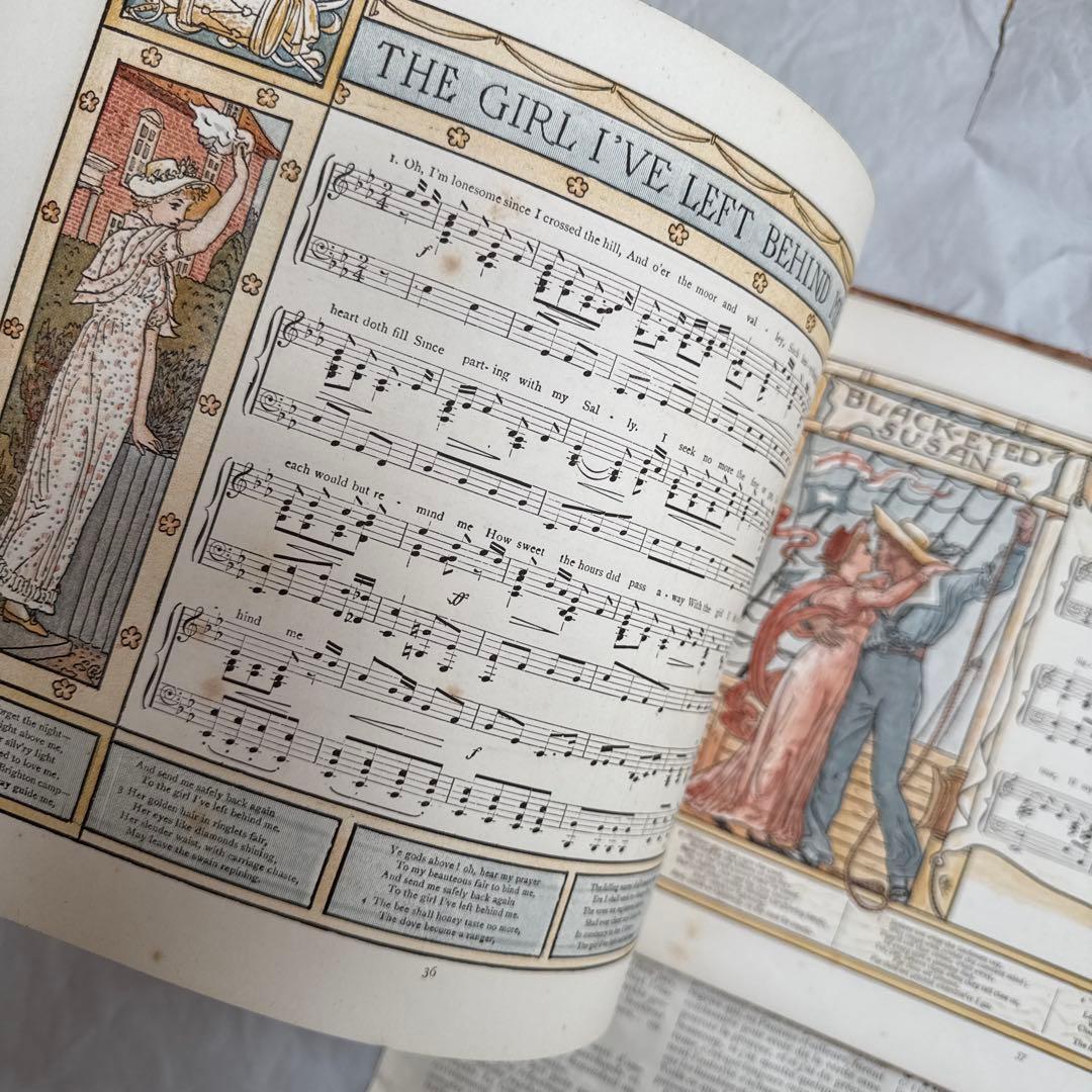 1883年アンティーク美しい挿絵の絵本イギリス洋書　古書ジャンクジャーナルに
