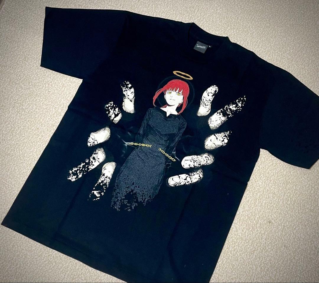 チェンソーマン　マキマ　Tシャツ　Lサイズ　ヴィンテージ　アニメ　漫画　闇の悪魔