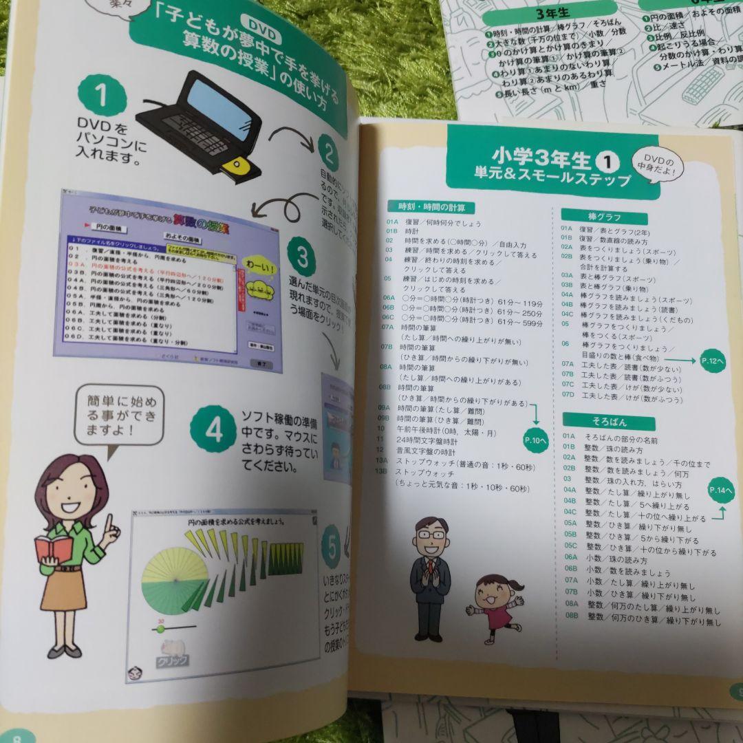 DVD５枚☆子どもが夢中で手を挙げる算数の授業 小学3年生フルセット