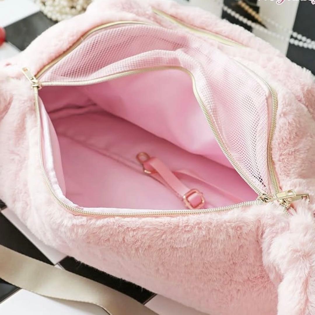 Wooflink HUG ME BAG FUR ウーフリンク　ピンクファー　新品
